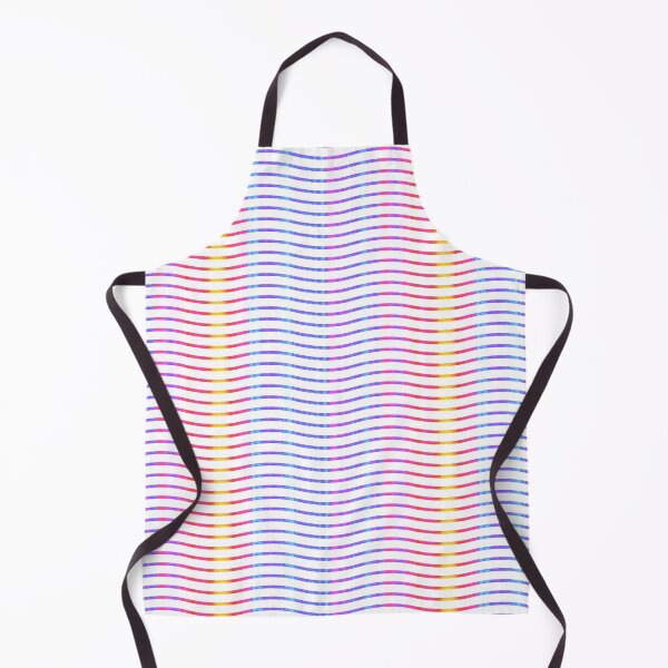 Item preview, Wavy Lines Rainbow on White Repeat 5748 designed and sold by Art in My Loft.