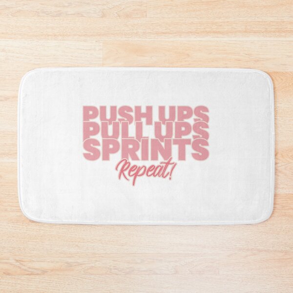 Item preview, Push Ups Pull Ups Sprints Repeat designed and sold by RiseandShineTee.