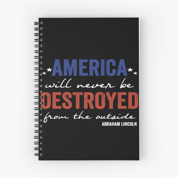 Item preview, america will never be destroyed from the outside abraham lincoln designed and sold by FranFornix.