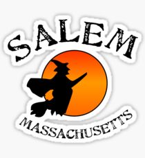 Salem Massachusetts Witch Sticker