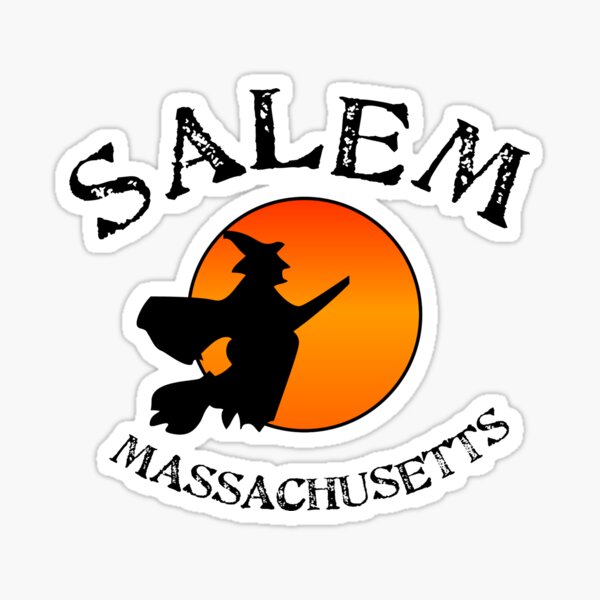 Salem Massachusetts Witch Sticker