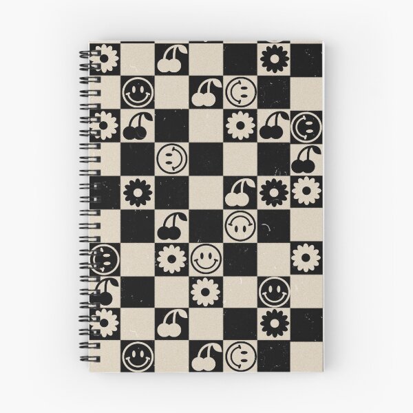 Item preview, HAPPY CHECKERS - black and beige designed and sold by Julia Santos.
