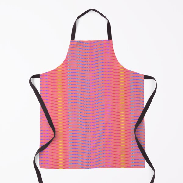 Item preview, Wavy Lines Rainbow on Pink Repeat 5748 designed and sold by Art in My Loft.
