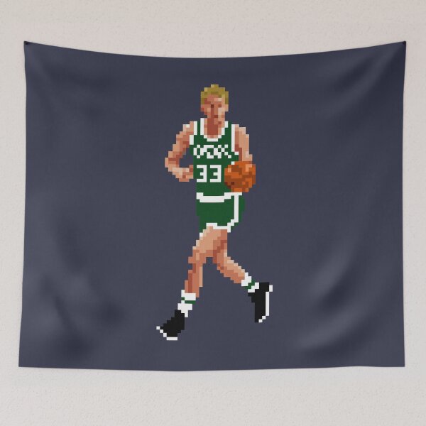 Item preview, Larry Bird Pixel Dribble Qiangy designed and sold by qiangdade.