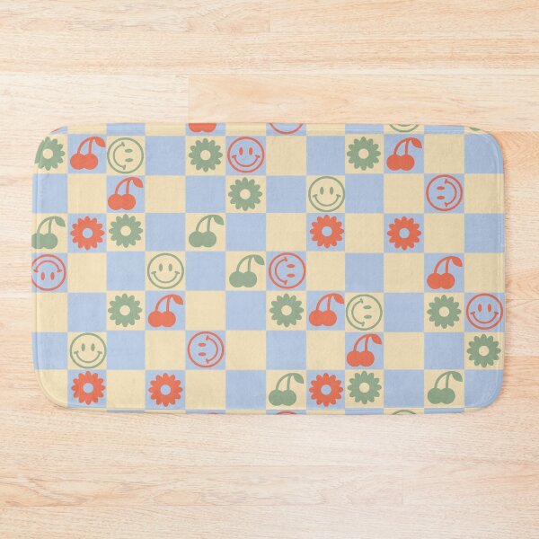 Item preview, HAPPY CHECKERS - terracotta designed and sold by Julia Santos.