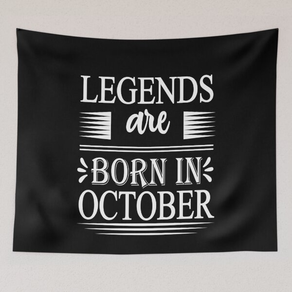 Item preview, Legends Are Born In October Birthday designed and sold by ZiesMerch.