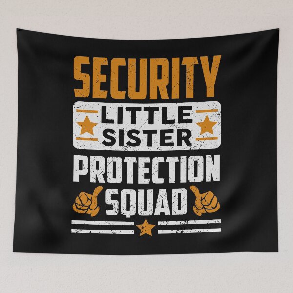 Item preview, Security Little Sister Protection Squad Funny Brothers Match designed and sold by kristazzsa112.