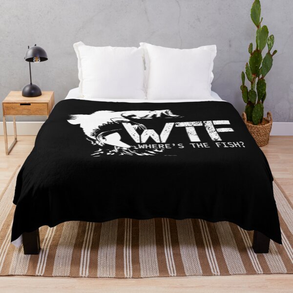 Item preview, WTF WHERE'S THE FISH? - Funny Fishing Gift designed and sold by BUniqueBSpecial.