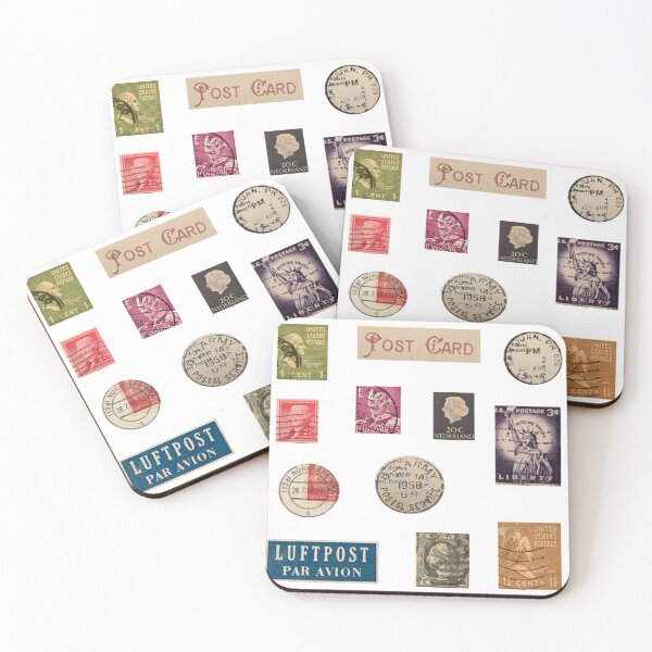 Item preview, Vintage Stamps designed and sold by Andrea Barnett.