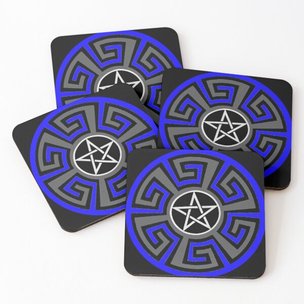 Item preview, Blue Aztec Pentagram  designed and sold by Albert Faldet.