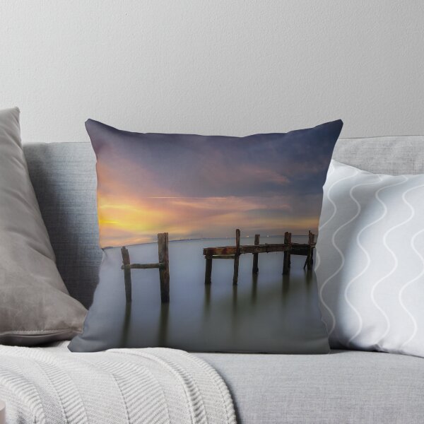 Item preview, Wooden Pier Sunset designed and sold by manateevoyager.