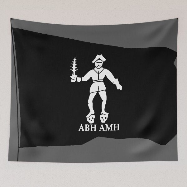 Item preview, Historic Pirate Flag Bart Robert 1 designed and sold by QuidnuncDesigns.