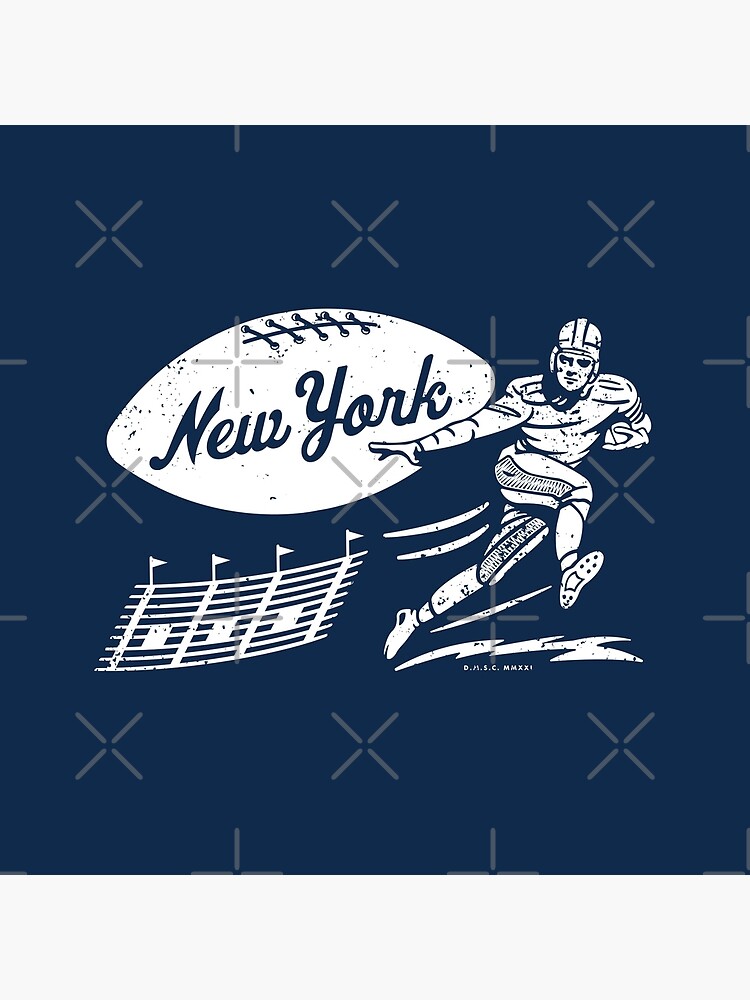 New York Giants Vintage Art Art Print