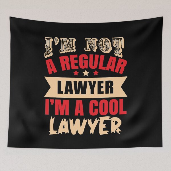 Item preview, I'm Not A Regular Lawyer, I'm A Cool Lawyer (Dark) designed and sold by the-krisney-way.