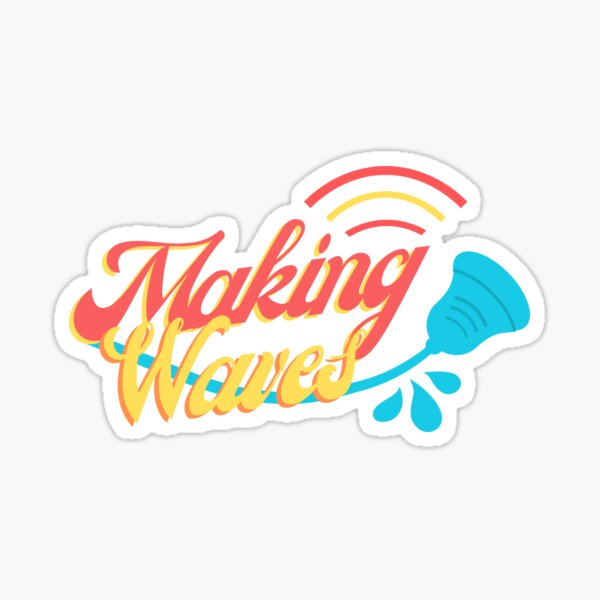 Making Waves - Sonography Ultrasound Sticker