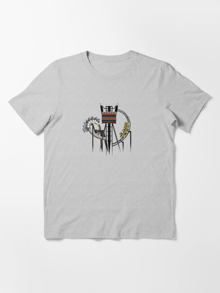 Alternate view of Alton Towers Staffordshire Theme Park Coaster Trio Design Essential T-Shirt