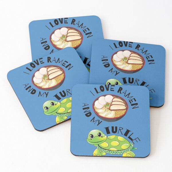 Item preview, I love Ramen and my Turtle, Turtle Lover, Ramen Noodles, Turtle Owner designed and sold by CBNetwork.
