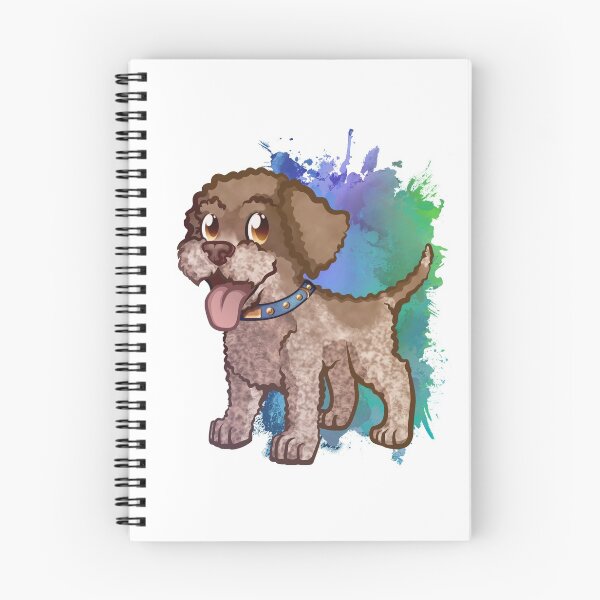 Item preview, Lagotto Romagnolo Puppy Dog Brown Roan designed and sold by Tazmaa.