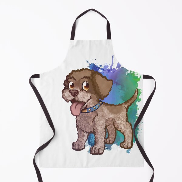 Item preview, Lagotto Romagnolo Puppy Dog Brown Roan designed and sold by Tazmaa.