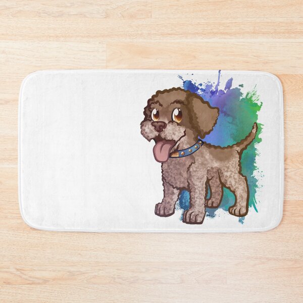 Item preview, Lagotto Romagnolo Puppy Dog Brown Roan designed and sold by Tazmaa.