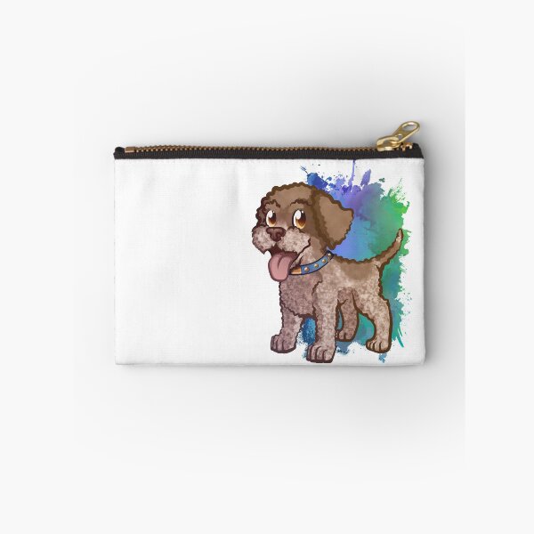 Item preview, Lagotto Romagnolo Puppy Dog Brown Roan designed and sold by Tazmaa.
