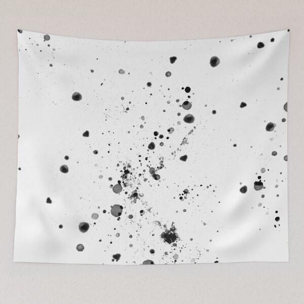 Item preview, Black Paint Splatter - Abstract Splash Drops designed and sold by MarleneCanto.