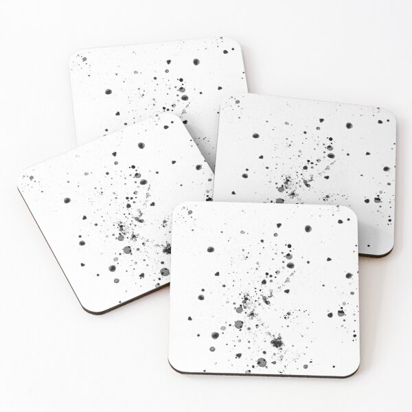 Item preview, Black Paint Splatter - Abstract Splash Drops designed and sold by MarleneCanto.