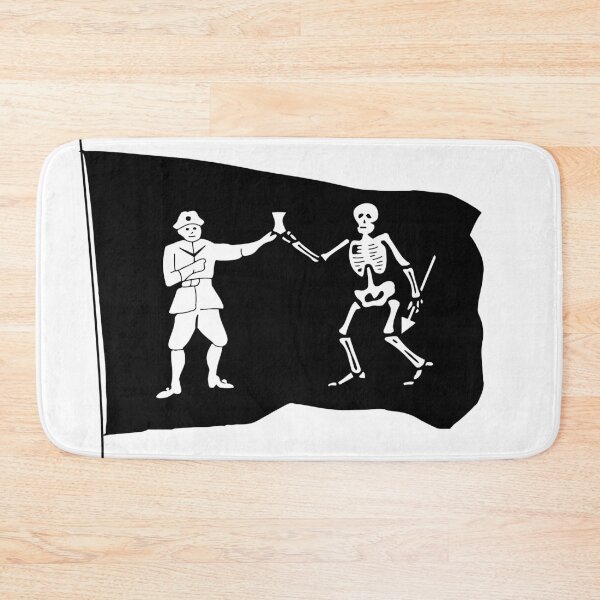 Item preview, Historic Pirate Flag Bart Robert 3 designed and sold by QuidnuncDesigns.