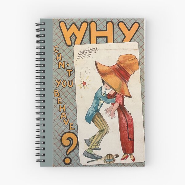 Item preview, Why Can’t You Behave - Vintage 1911 Postcard designed and sold by Andrea Barnett.