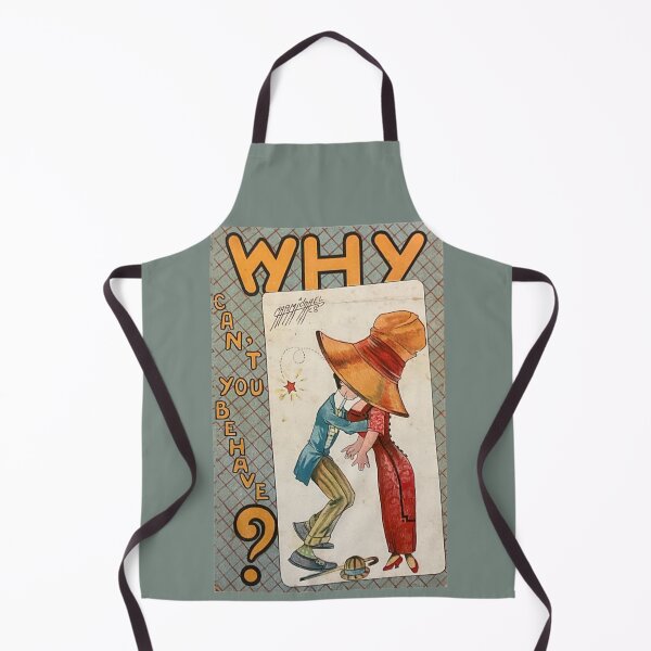 Item preview, Why Can’t You Behave - Vintage 1911 Postcard designed and sold by Andrea Barnett.
