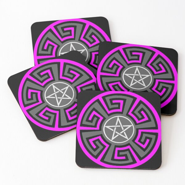 Item preview, Pink Aztec Pentagram symbol  designed and sold by Albert Faldet.