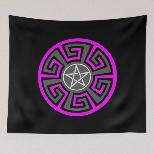Item preview, Pink Aztec Pentagram symbol  designed and sold by Albert Faldet.