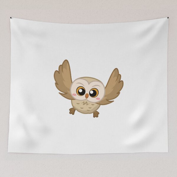 Item preview, Cartoon Owl in Flight designed and sold by theAcollection.
