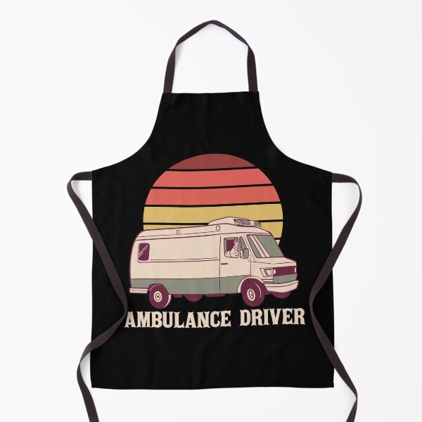 Item preview, Retro Sunset Ambulance driver designed and sold by TamGustam.