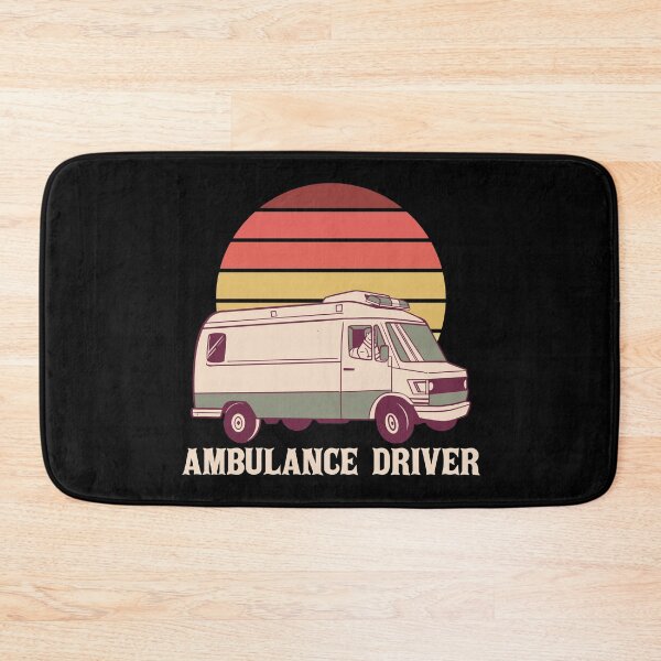 Item preview, Retro Sunset Ambulance driver designed and sold by TamGustam.