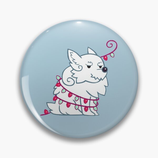 Item preview, Disgruntled Christmas Westie designed and sold by Cosmopoliturtle.