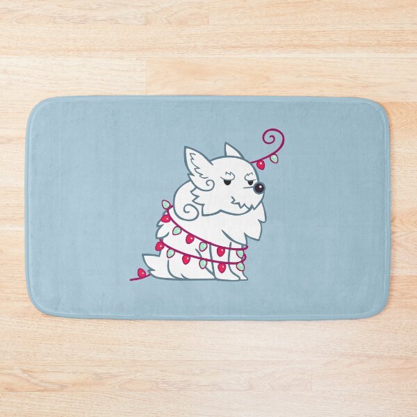 Item preview, Disgruntled Christmas Westie designed and sold by Cosmopoliturtle.