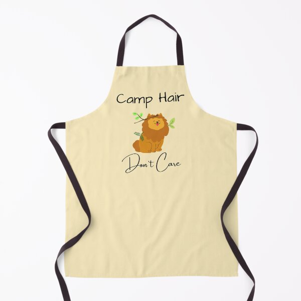 Item preview, Camp hair don't care doggo cutie (dark text) designed and sold by NerdyChibi.