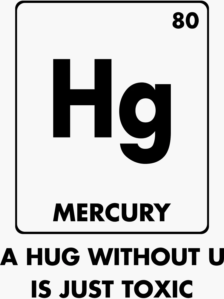 A Hug Without U Is Just Toxic Funny Chemical Element by Noirty Designs