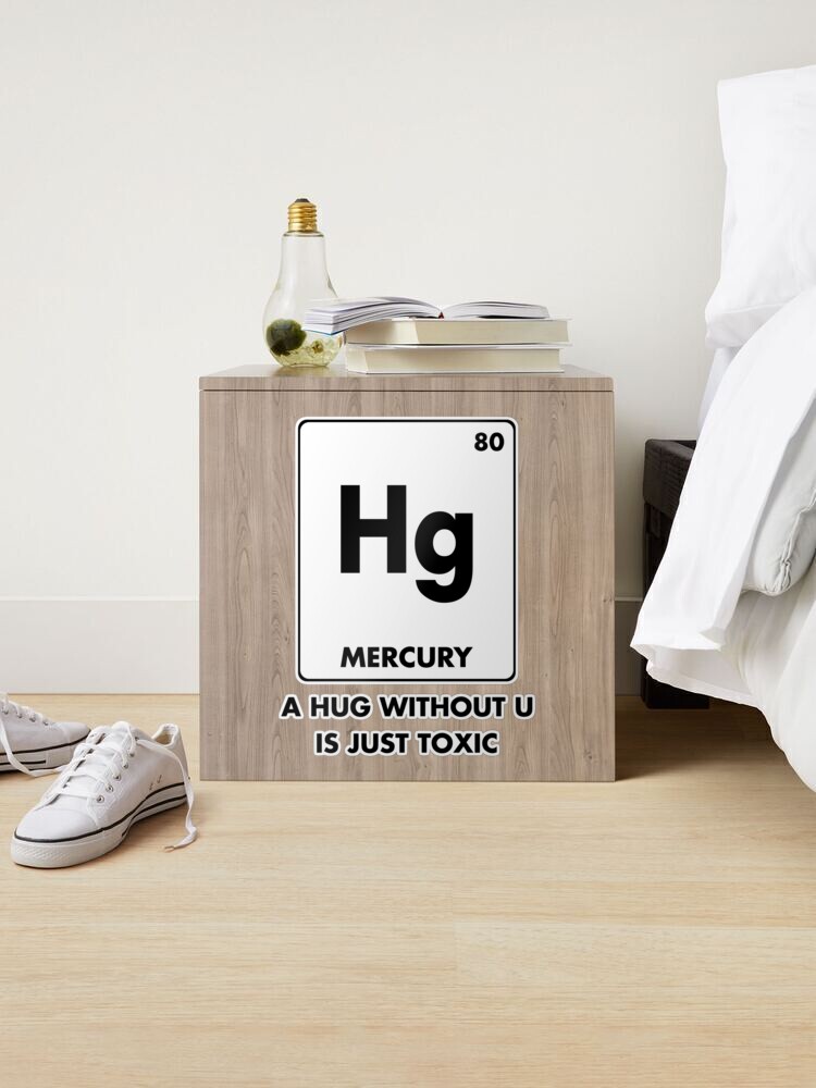 A Hug Without U Is Just Toxic Funny Chemical Element by Noirty Designs