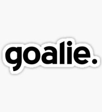 Goalie. Sticker