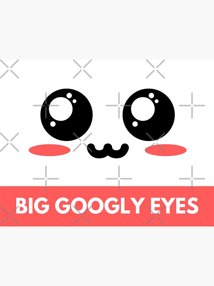 big googly eyes Sticker for Sale by Adriano759