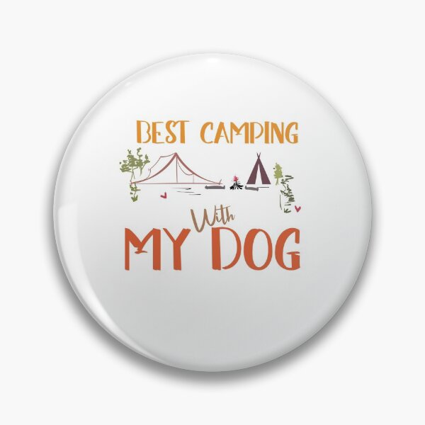 Item preview, funny Best camping with my dog funny saying dog lovers pets quotes designed and sold by KHELISTORE.