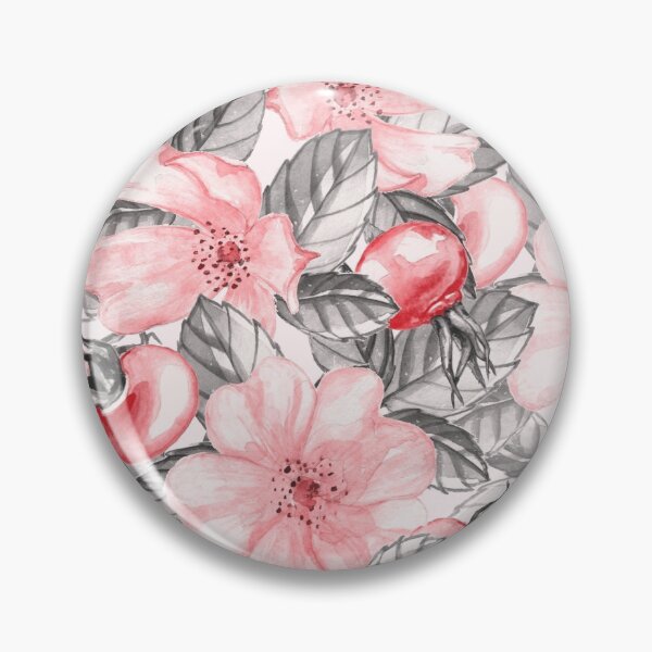 Item preview, Rosehip flower patterns designed and sold by YuneDesigns.