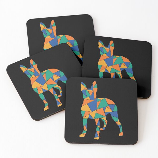 Item preview, Mosaic French Bulldog -  Abstract, Vibrant and Colorful designed and sold by Kahume.