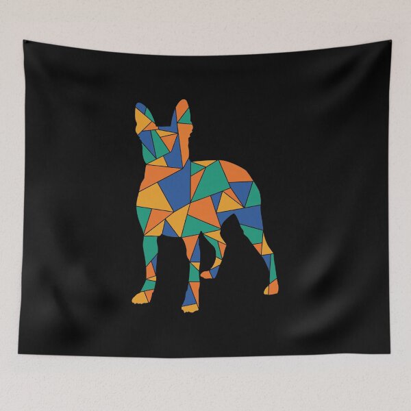 Item preview, Mosaic French Bulldog -  Abstract, Vibrant and Colorful designed and sold by Kahume.
