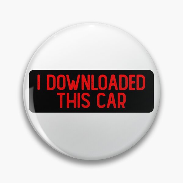Item preview, I Downloaded This Car Funny Decal designed and sold by Sour Soul.