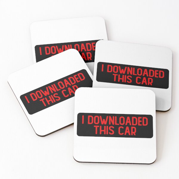 Item preview, I Downloaded This Car Funny Decal designed and sold by Sour Soul.