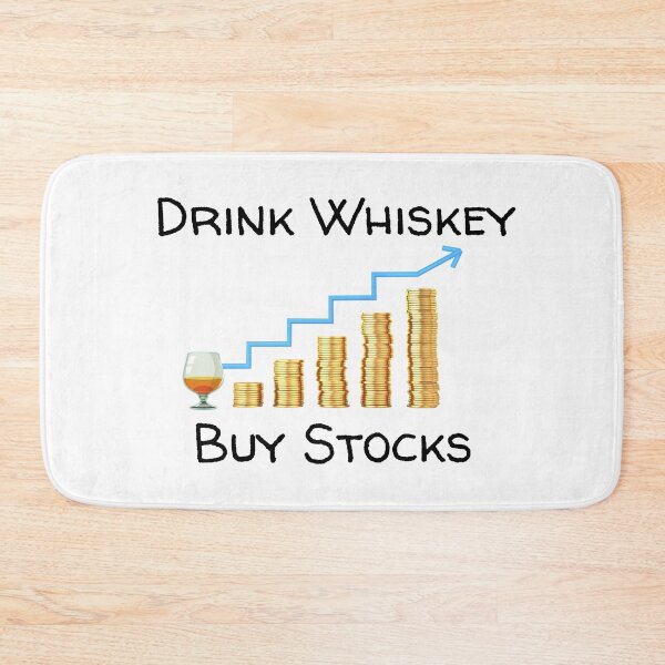 Item preview, Drink Whiskey Buy Stocks designed and sold by Famtastic Artworks.