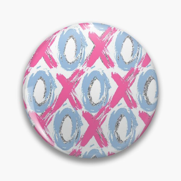 Item preview, XOXO - pink and blue designed and sold by Julia Santos.